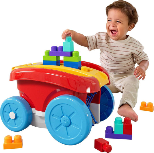 Mega Bloks Block Scooping Pull Wagon