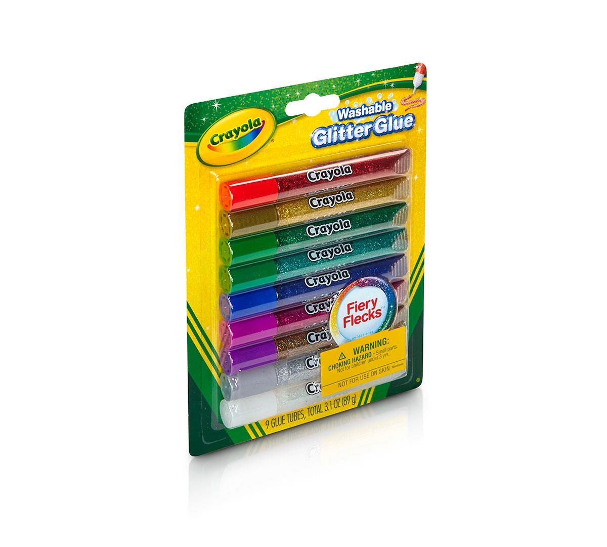 Crayola Washable Glitter Glue 9 Pack