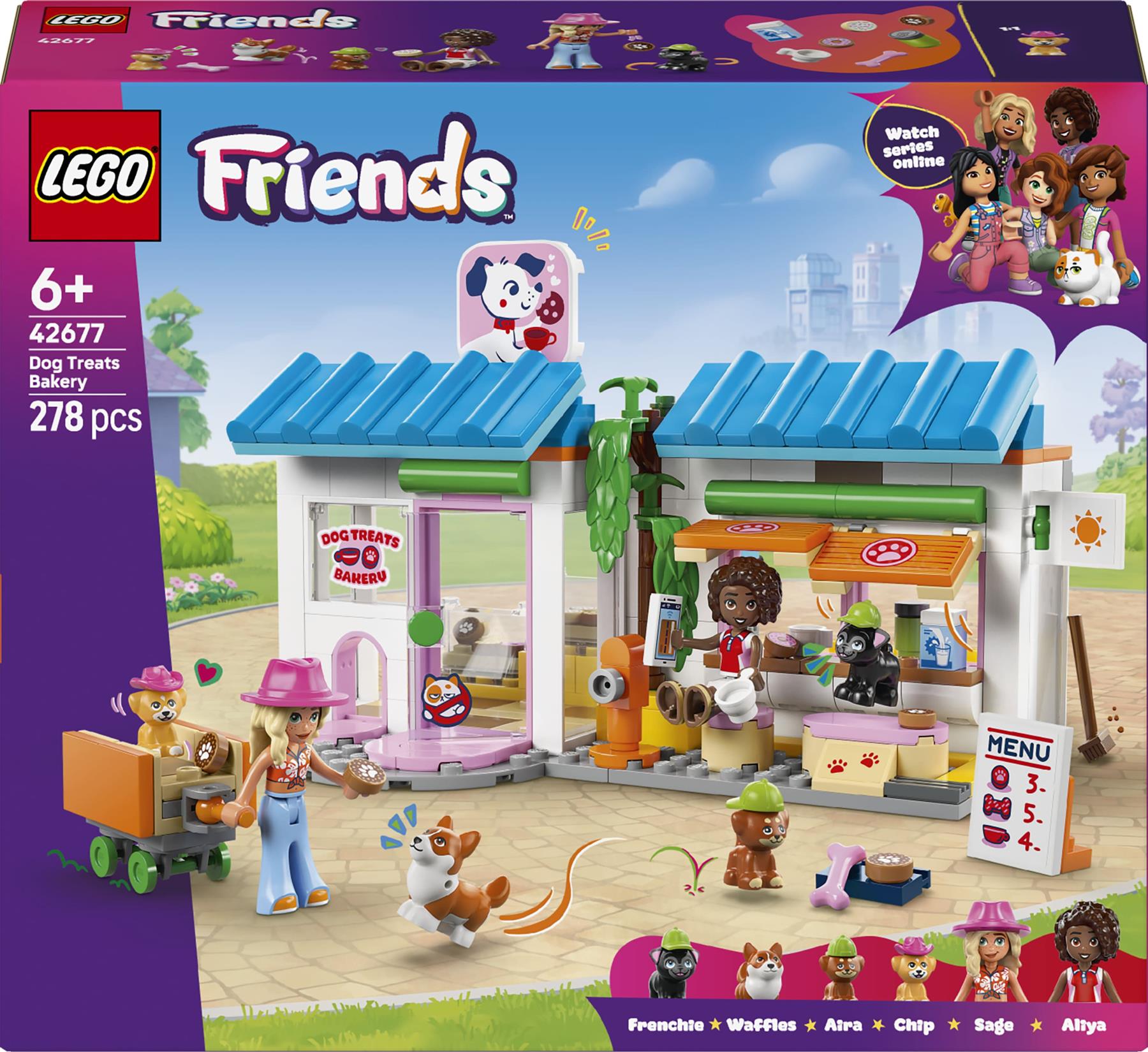 LEGO Friends Dog Treats Bakery 42677