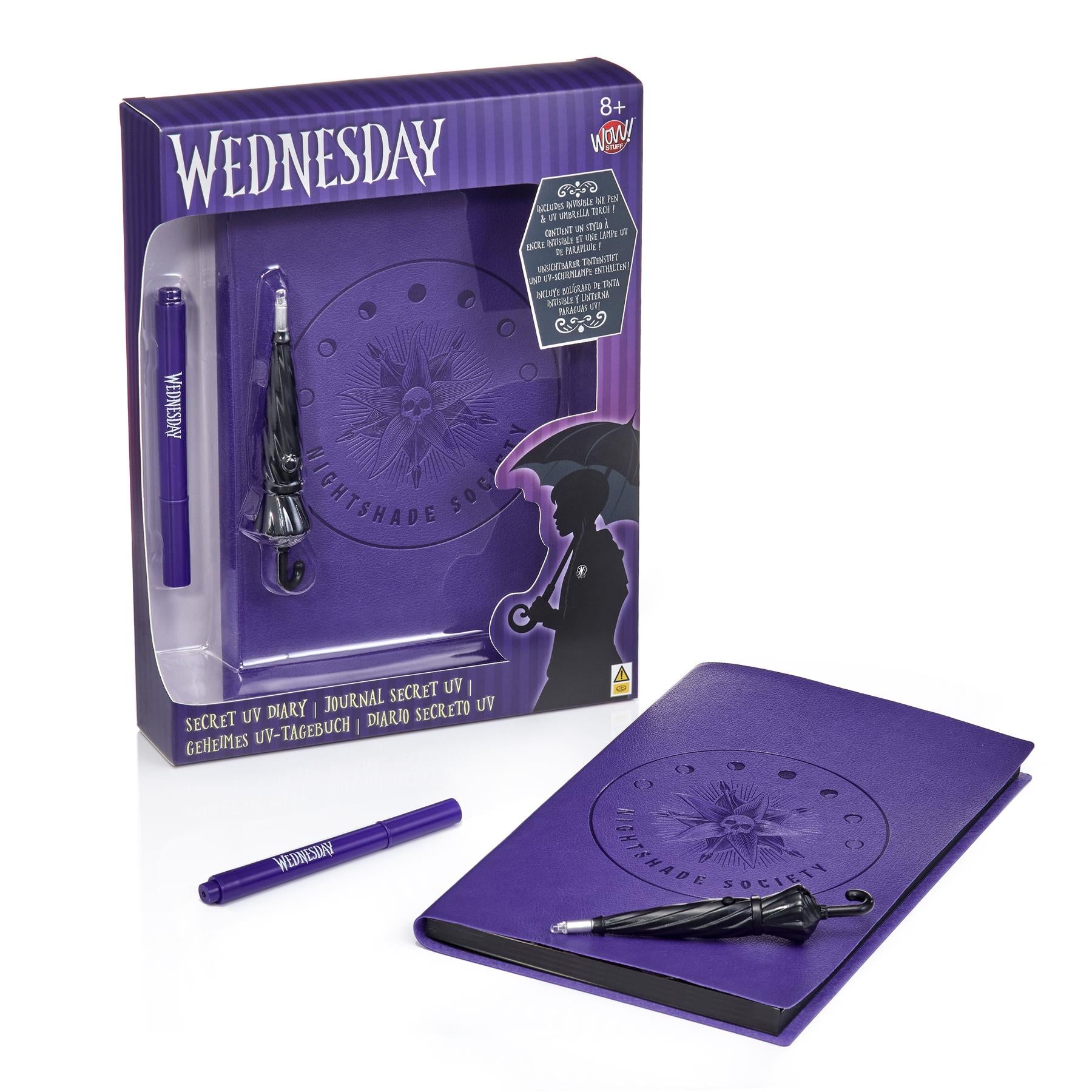 Wednesday Nightshade Society Secret Reveal Journal
