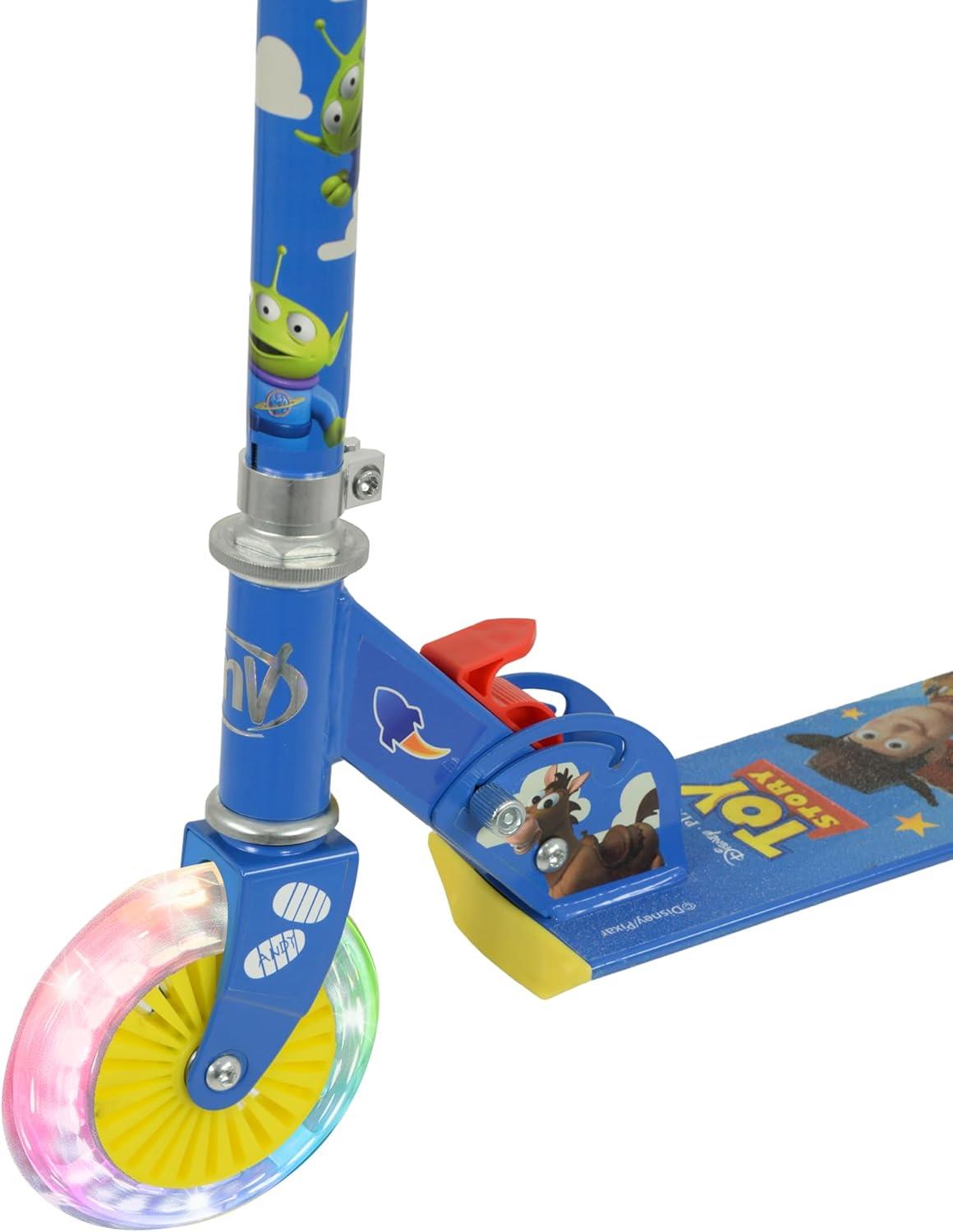 Toy Story Folding Inline Scooter with Light Up Wheels