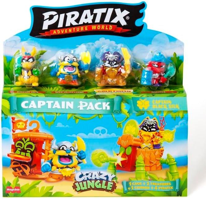 Piratix Crazy Jungle Captain Figure 4 Pack