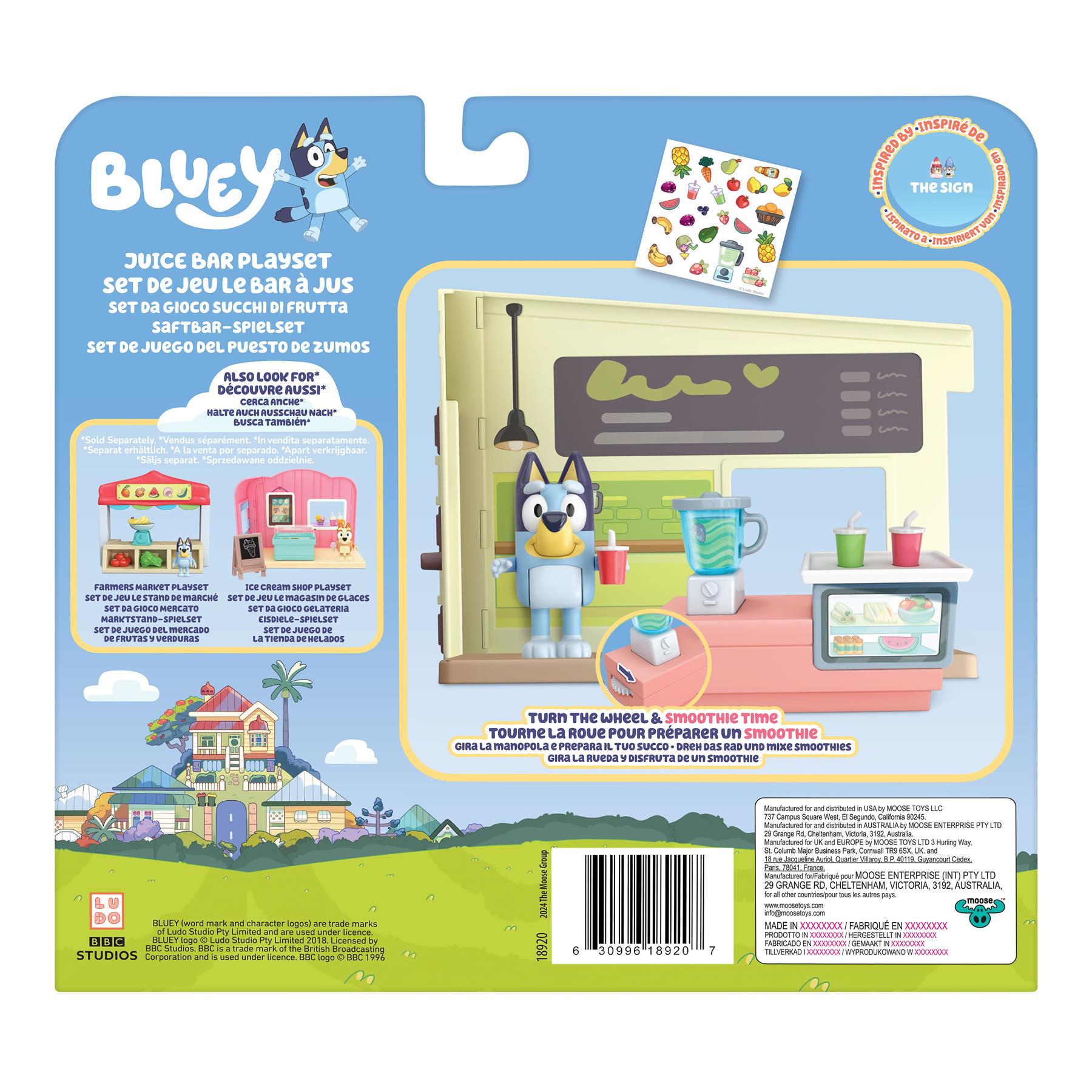 Bluey Mini Juice Bar Playset