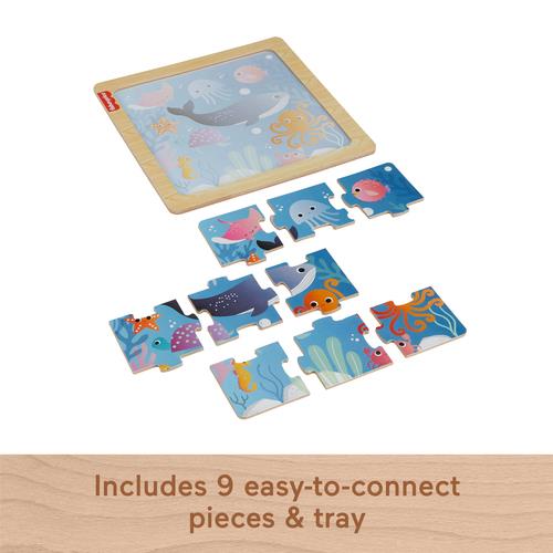Fisher-Price Wooden Musical Jigsaw Puzzle Assortment