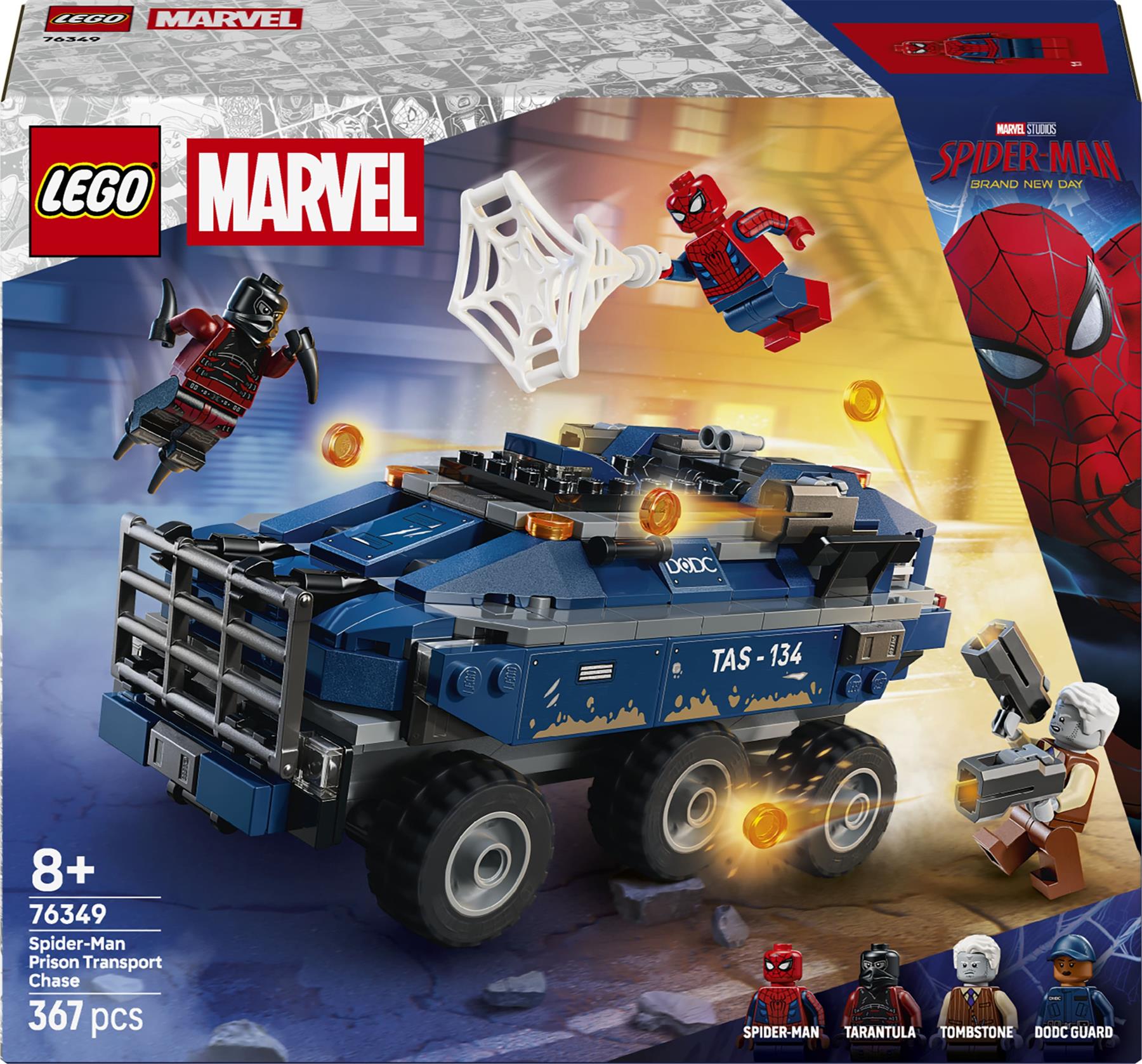 LEGO Marvel Spider-Man Prison Transport Chase 76349