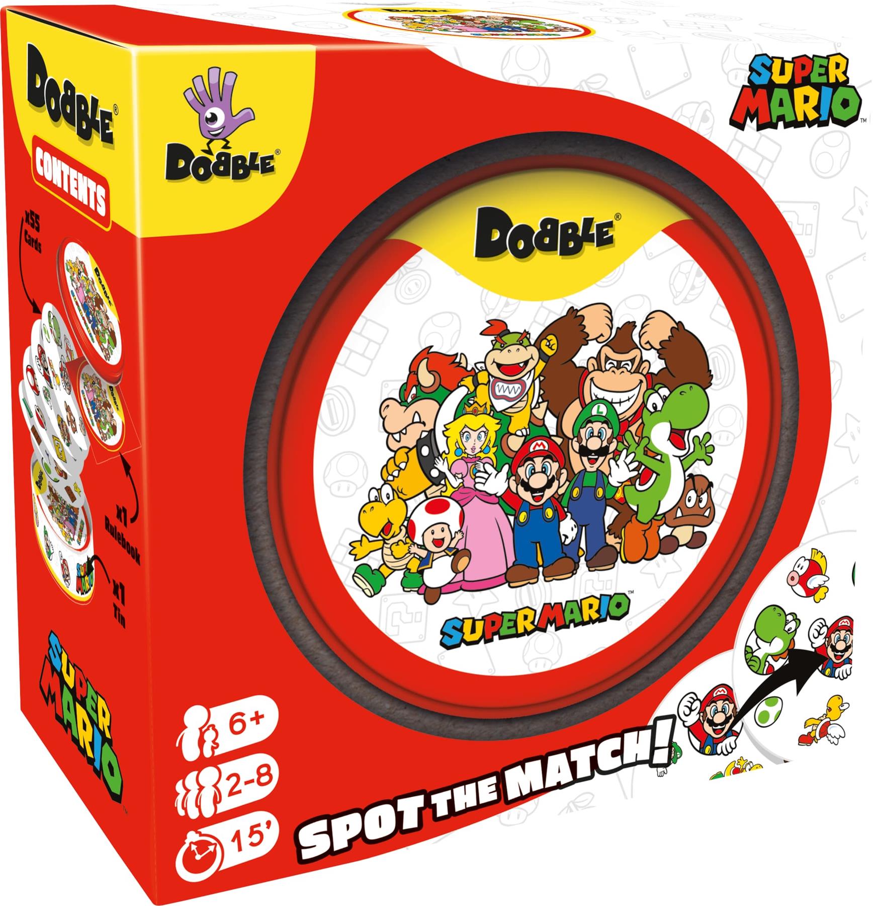 Dobble Super Mario Family Card Game