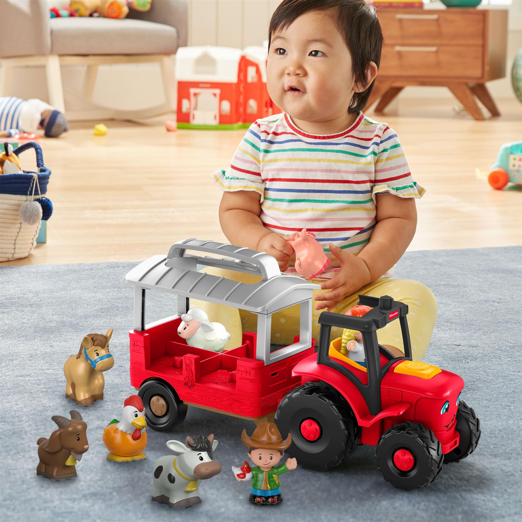 Fisher- Price Little People Caring For Animals Tractor Set