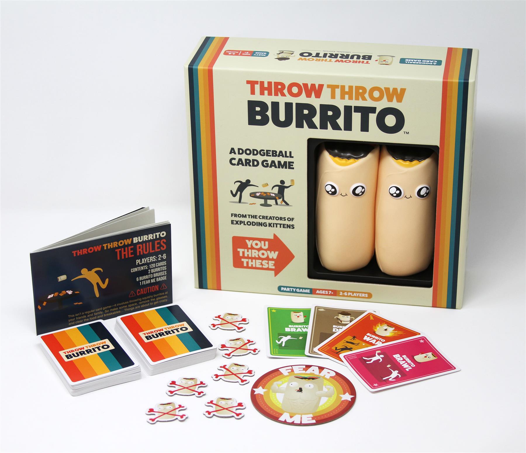 Exploding Kittens Throw Throw Burrito Dodgeball Card Game