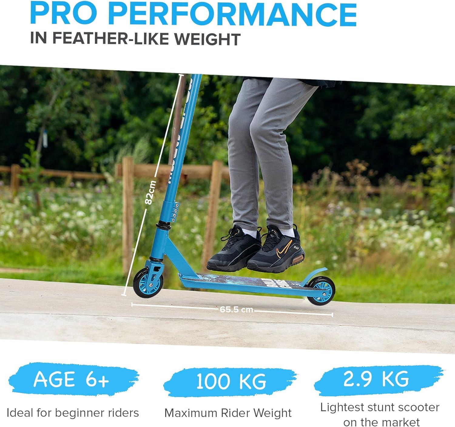 Boldcube Stunt Scooter - Cyan Blue