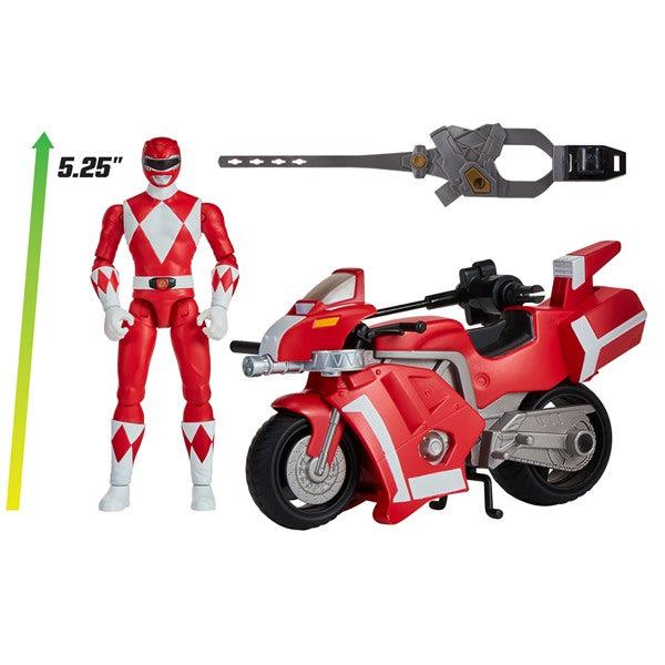 Mighty Morphin Power Rangers Battle Bike with Red Ranger