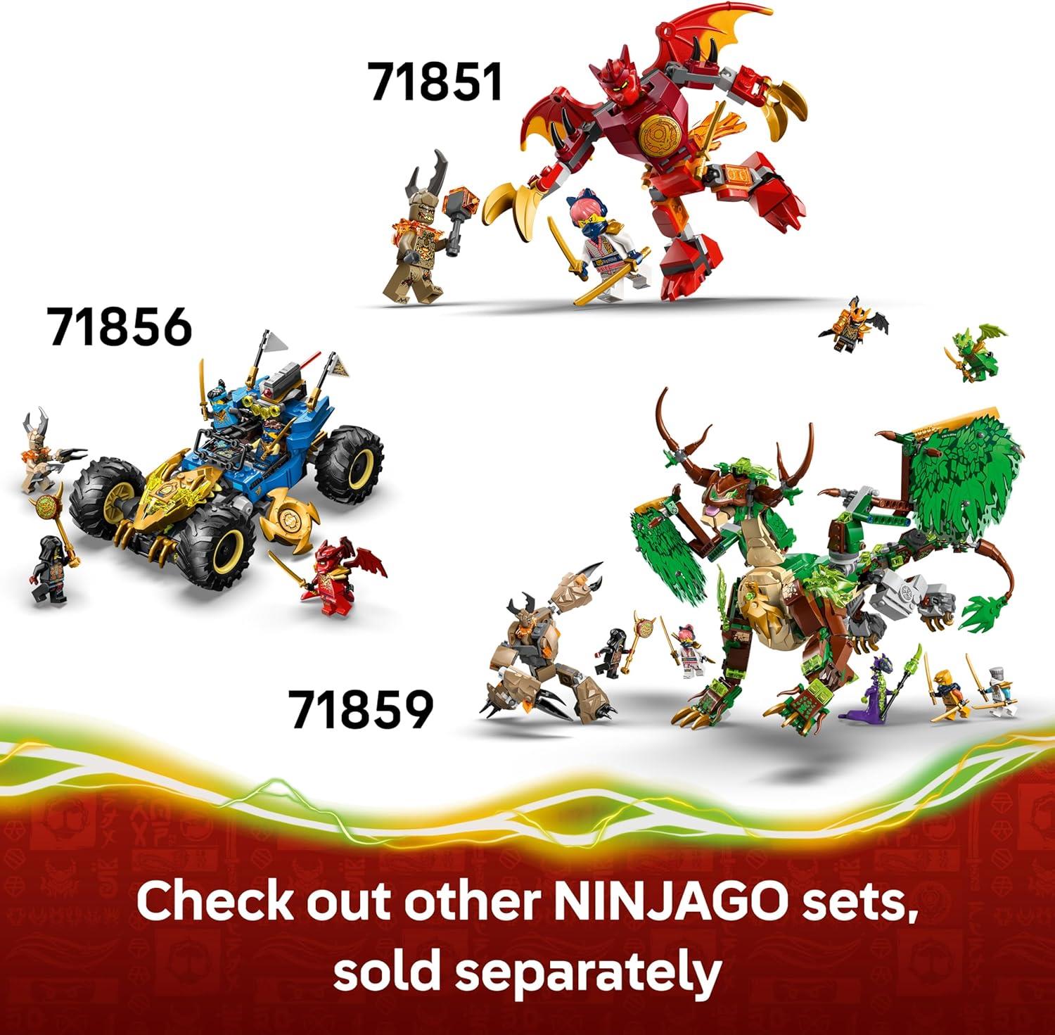 LEGO Ninjago Dragons Rising Ninja Vehicle Tree House Battle 71857