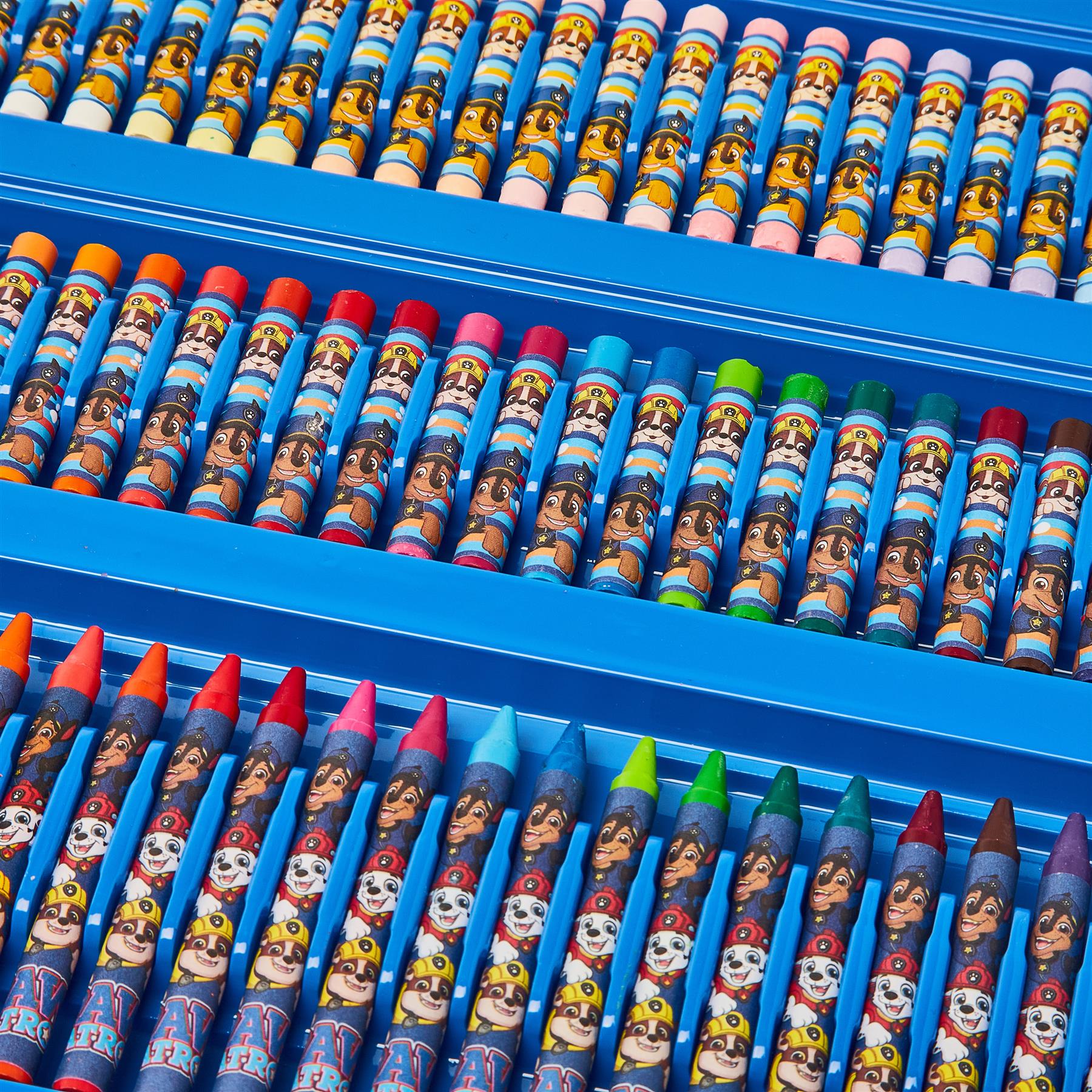 PAW Patrol 162 Piece Childrens Easel Set with Whiteboard, Chalkboard & Accessories