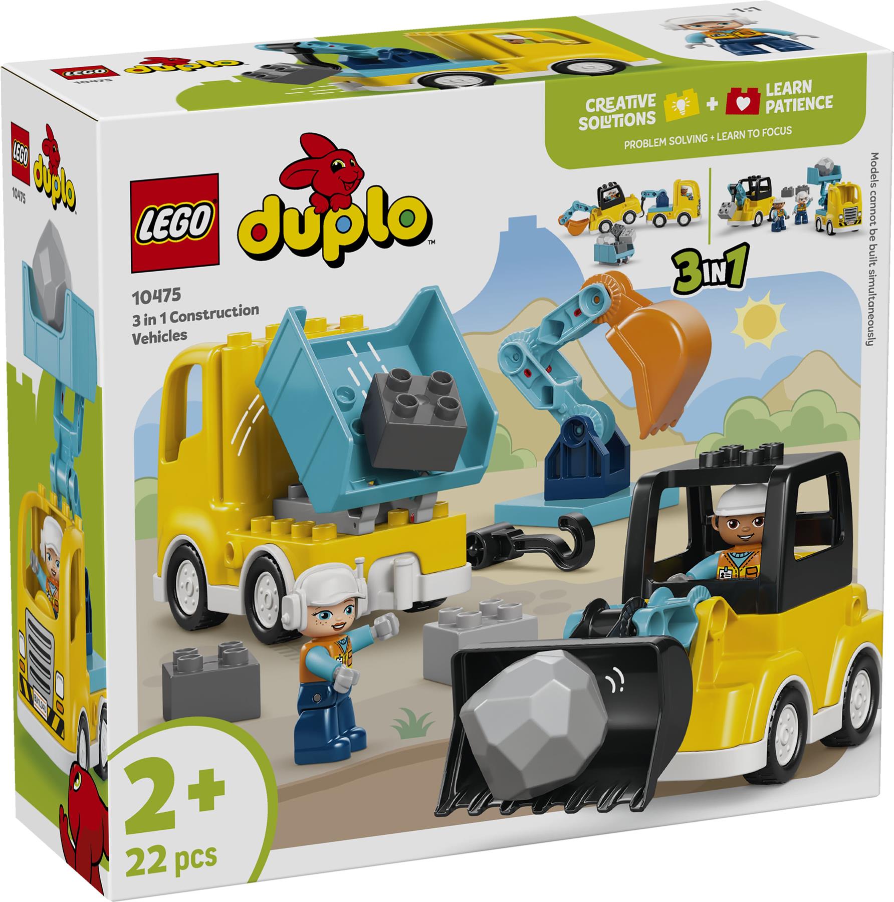 LEGO 3 in 1 Construction Vehicles 10475