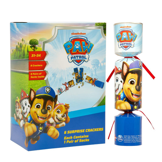 PAW Patrol Christmas Cracker Socks - Pack of 6