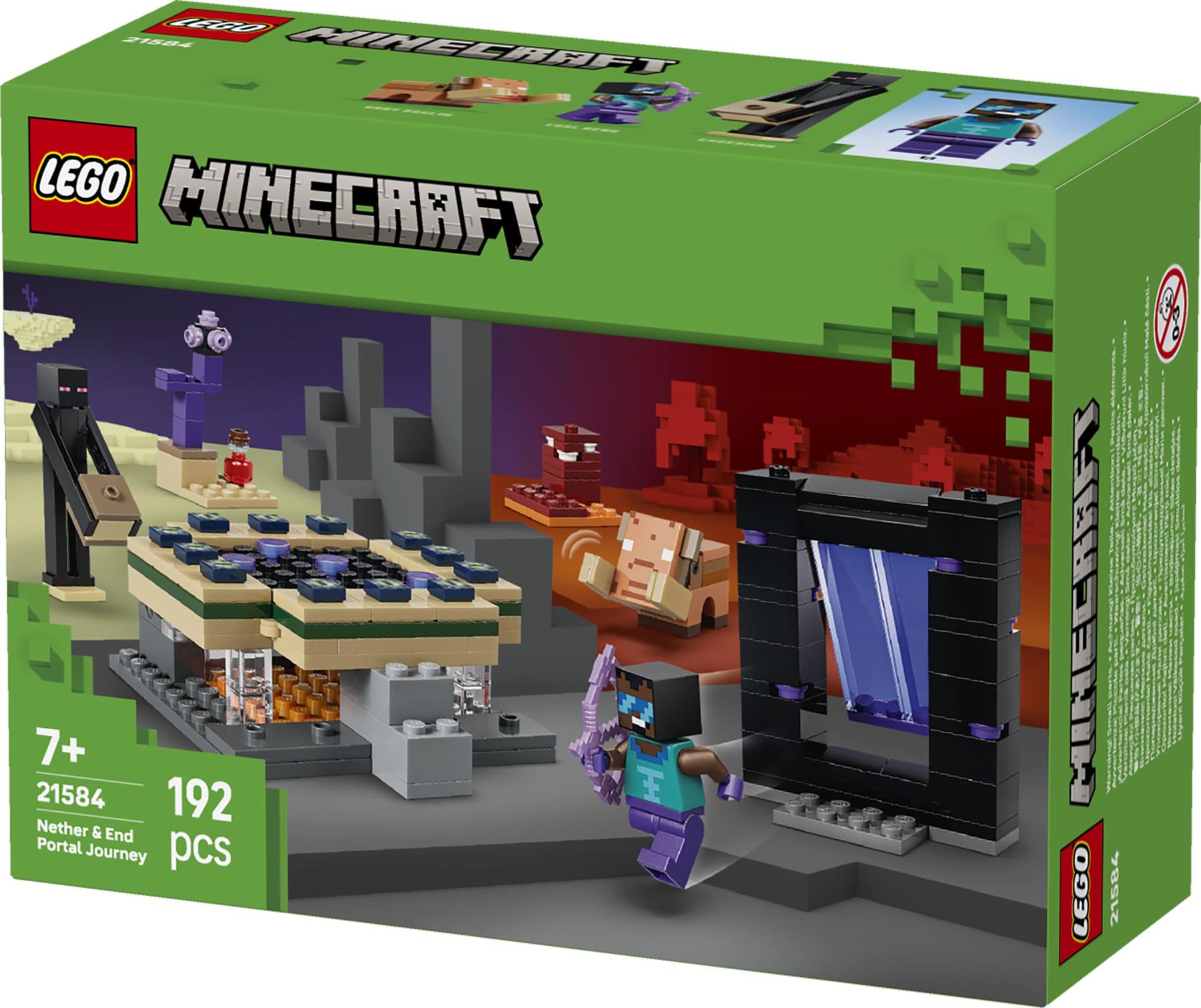 LEGO Minecraft Nether & End Portal Journey 21584