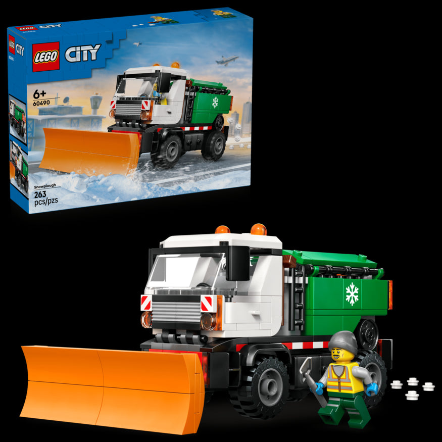 LEGO City Snowplough Truck Toy Building Set 60490