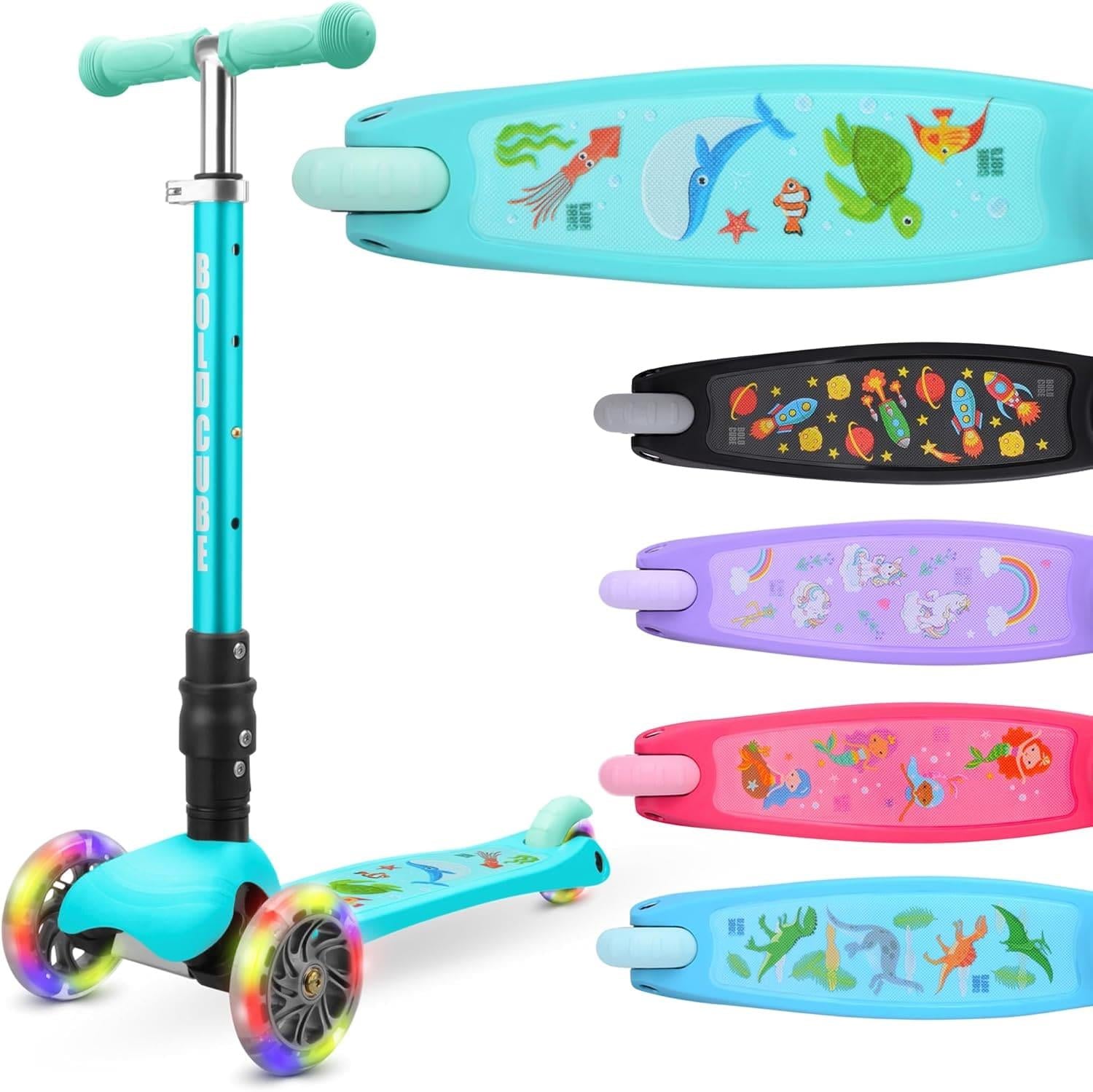 Boldcube Teeny Fold 3 Wheel Scooter - Dinosaur