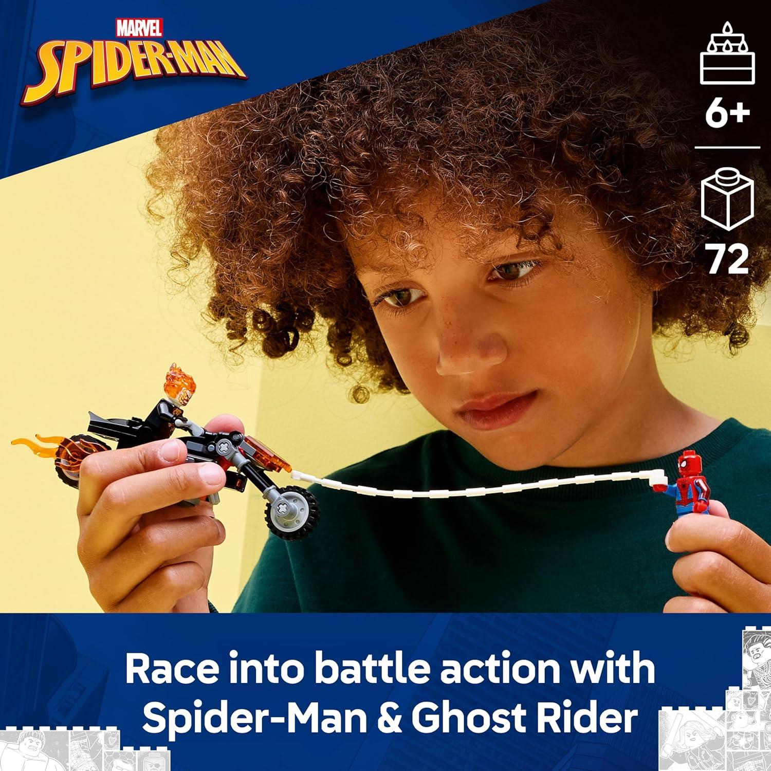LEGO Spider-Man vs Ghost Rider Motorcycle 76335