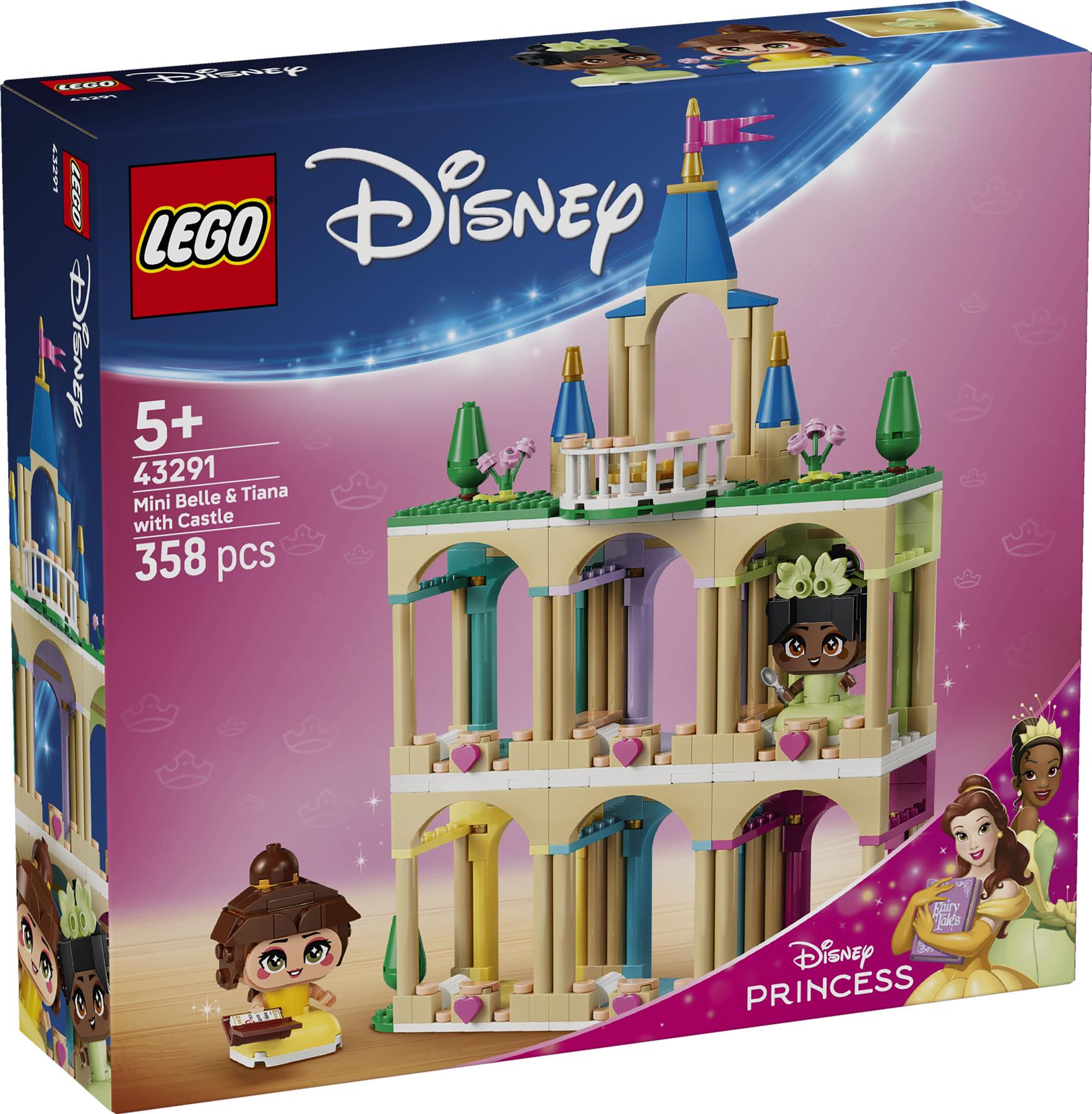 LEGO Disney Princess Mini Belle & Tiana with Castle 43291