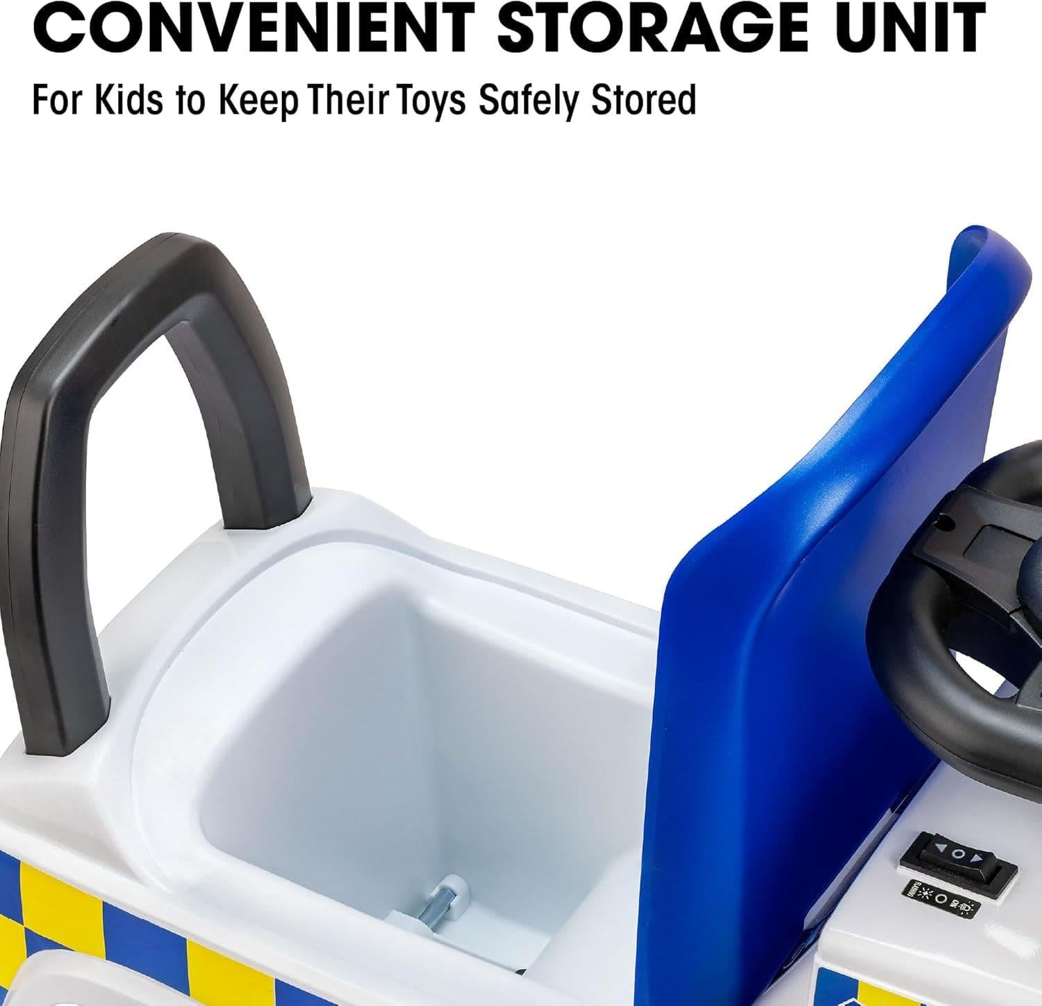 Xootz Mercedes Benz Police Foot to Floor Ride On