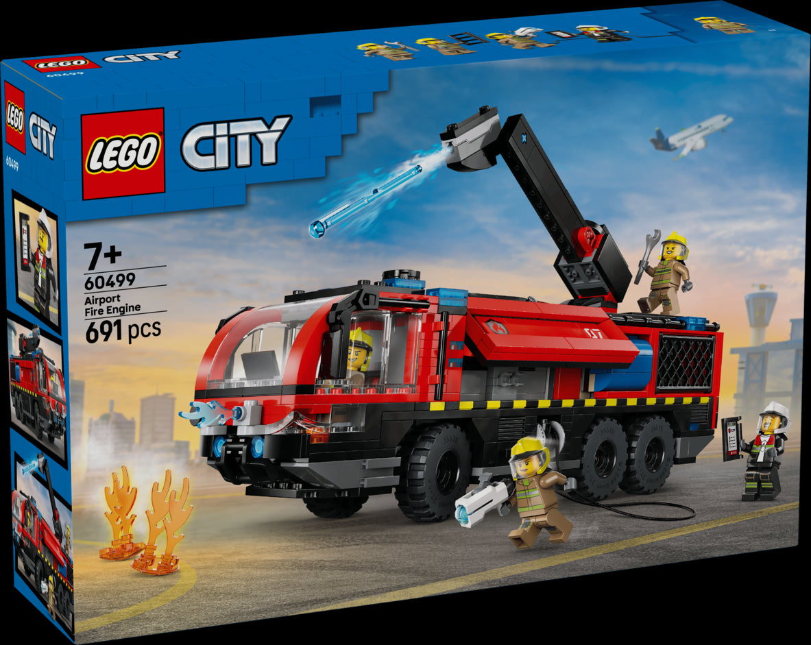 LEGO City Airport Fire Engine Truck Toy 60499