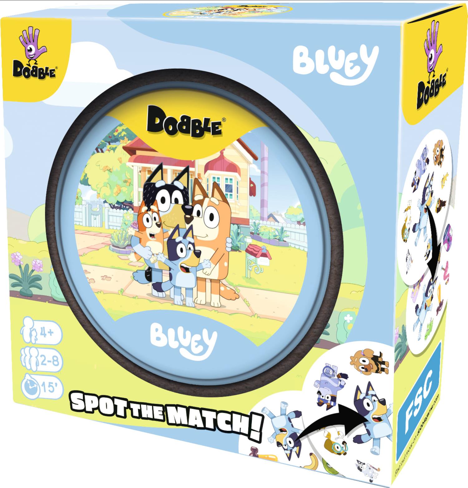 Bluey Dobble Spot The Match Card Game