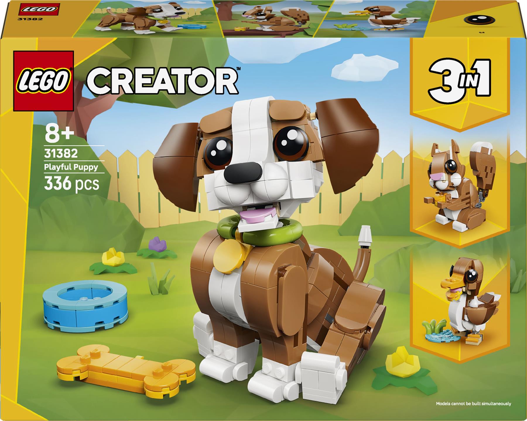LEGO Creator 3in1 Cute Animals: Playful Puppy Dog 31382