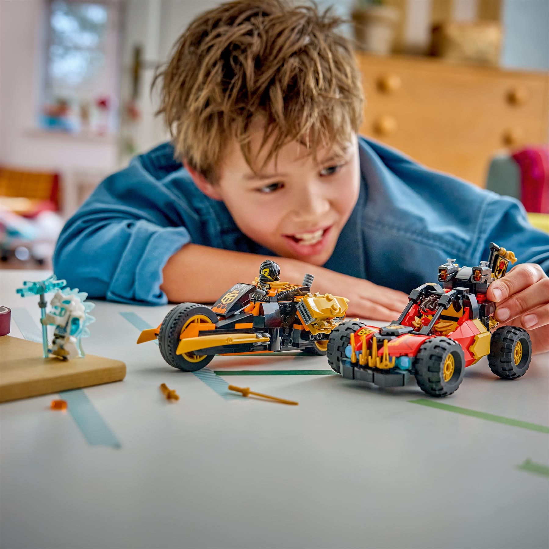 LEGO Ninjago Kai and Cole's Combiner Vehicles 71864