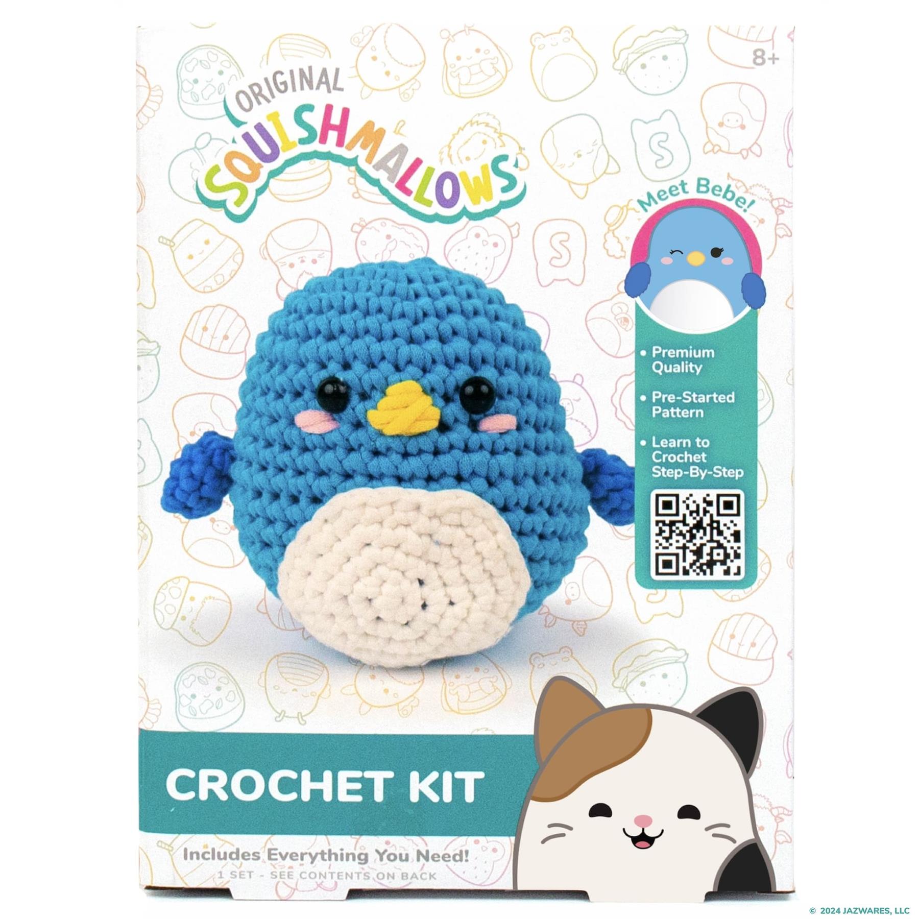 Original Squishmallows  - Bebe the Bluebird Crochet Kit