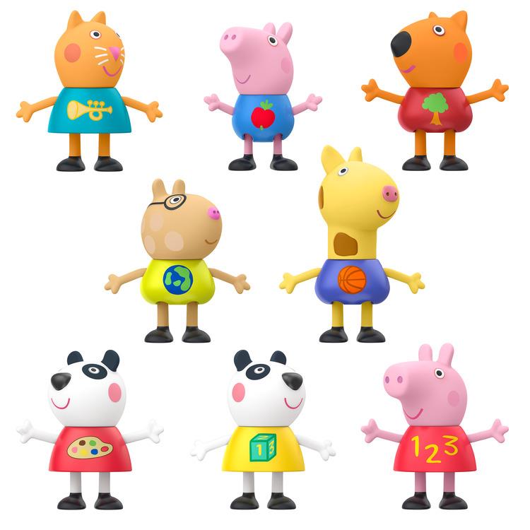 Peppa Pig Peppa's Playgroup 8 Pack Playset