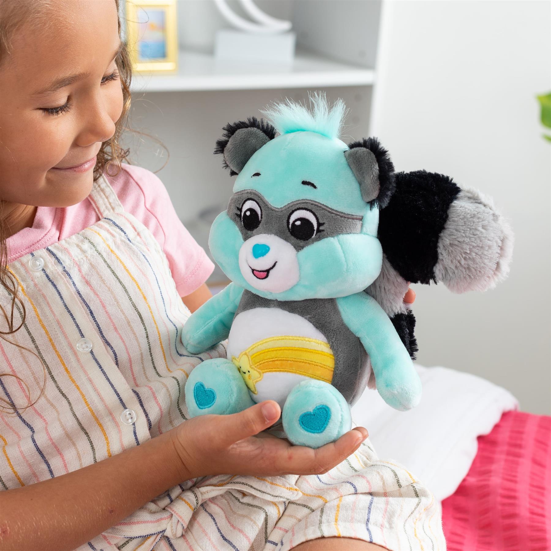 Care Bears 22cm  Racoon Wish Bear