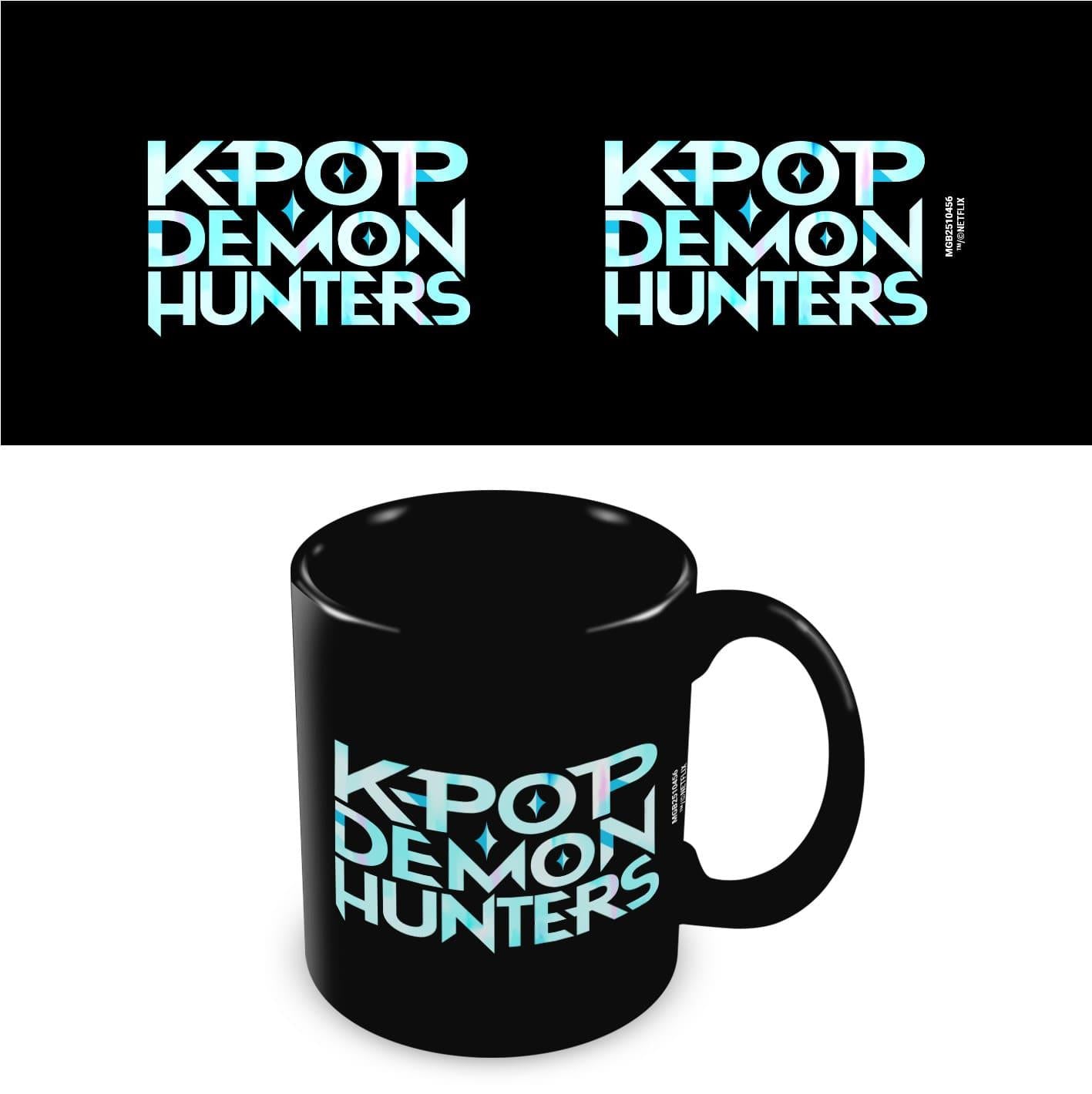K-POP Demon Hunters K-POP Logo Black Pod Mug