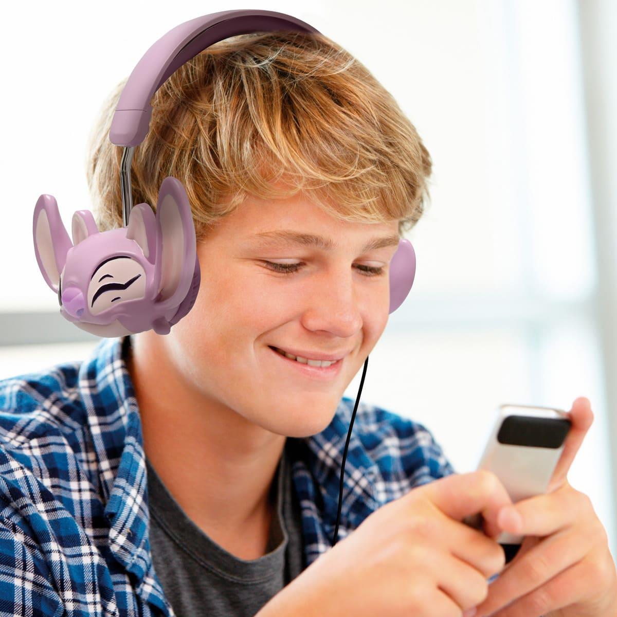 Disney Stitch Angel Wired Foldable Headphone