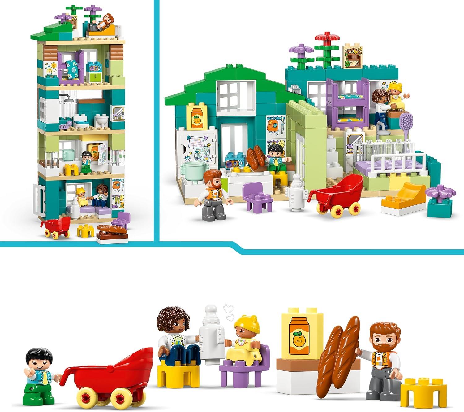 LEGO Duplo 3 in 1 Modern Family House with Figures 10470