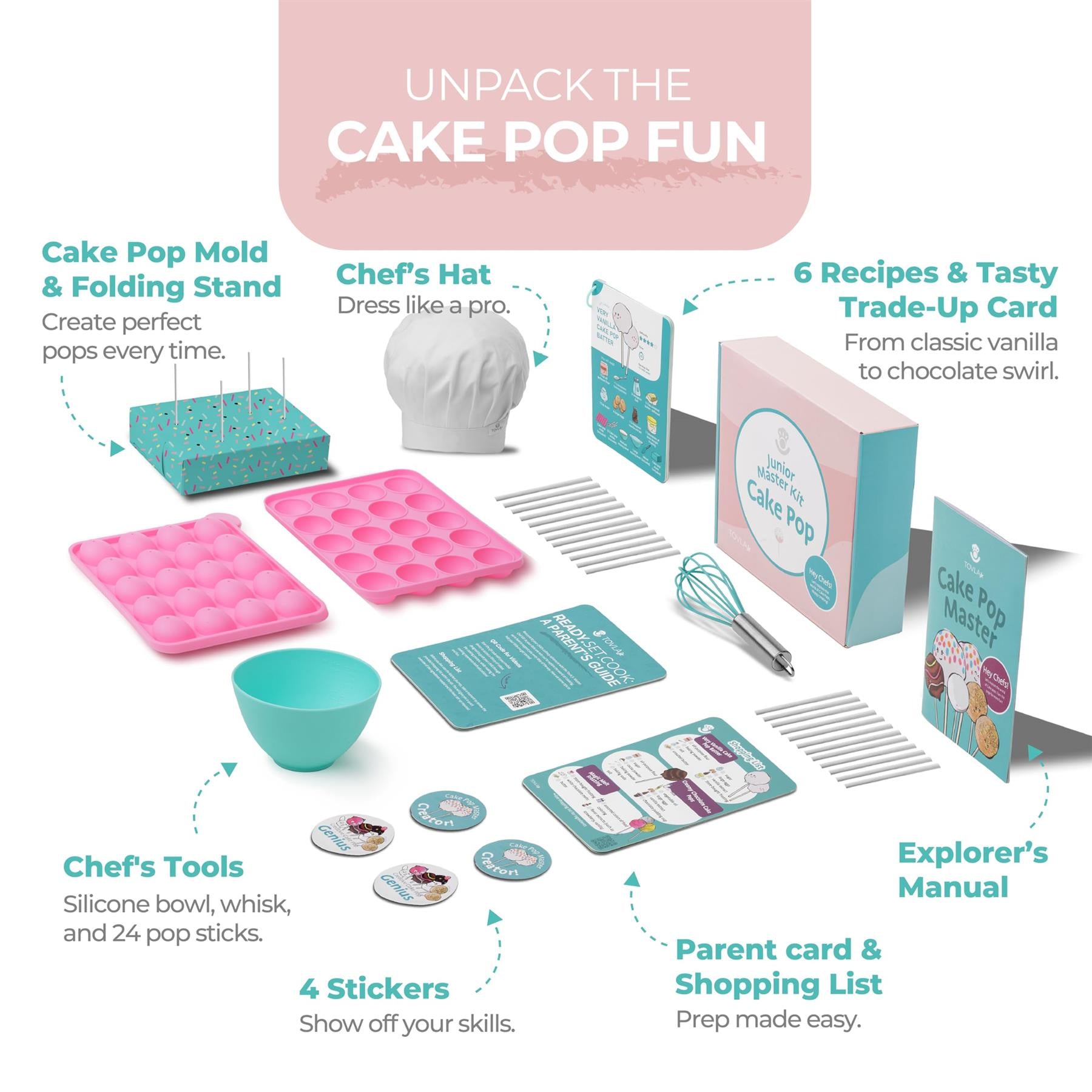 Tovla Jr. Ultimate Cake Pop Making Kit