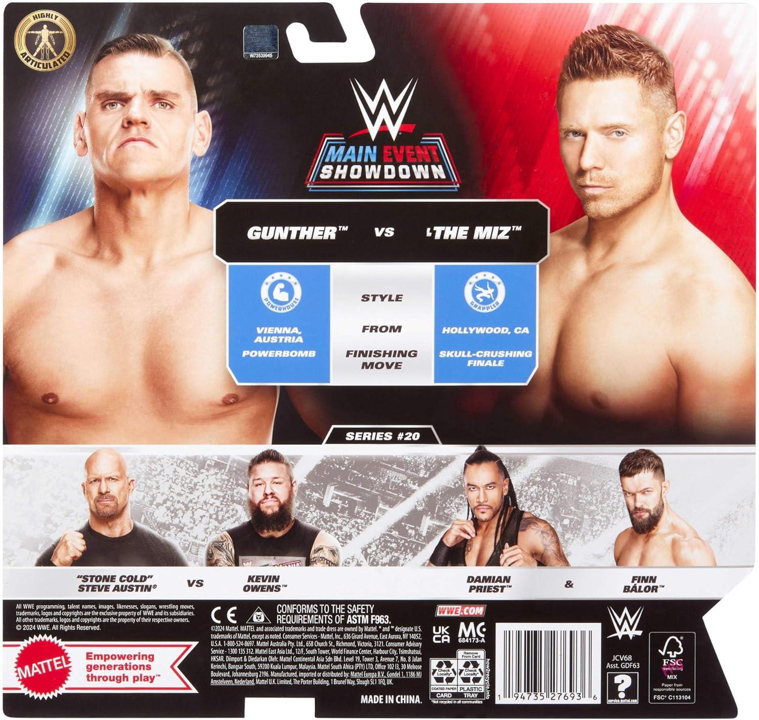 WWE Championship Showdown 2 Pack - The Miz vs Gunther