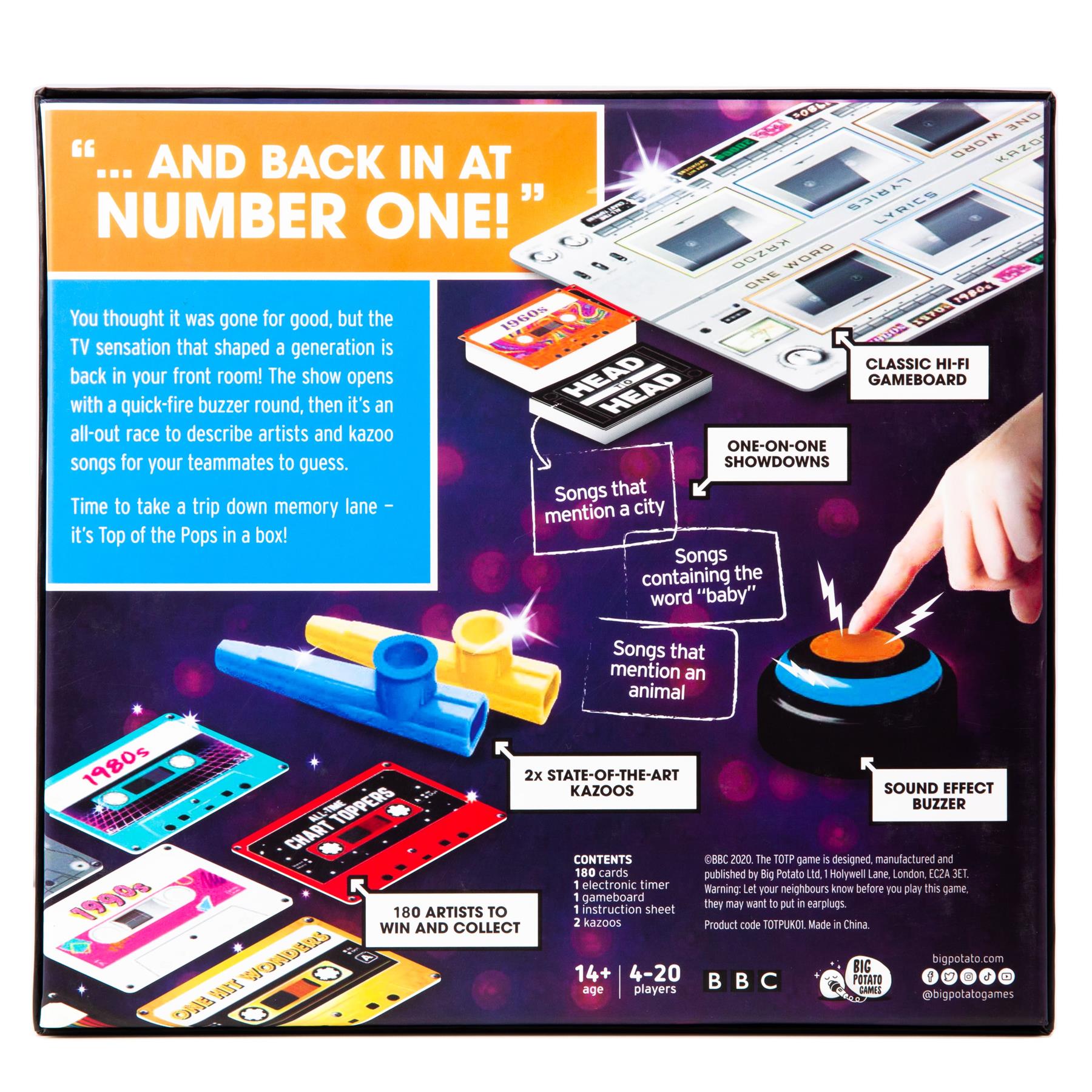 Top of The Pops Party Game