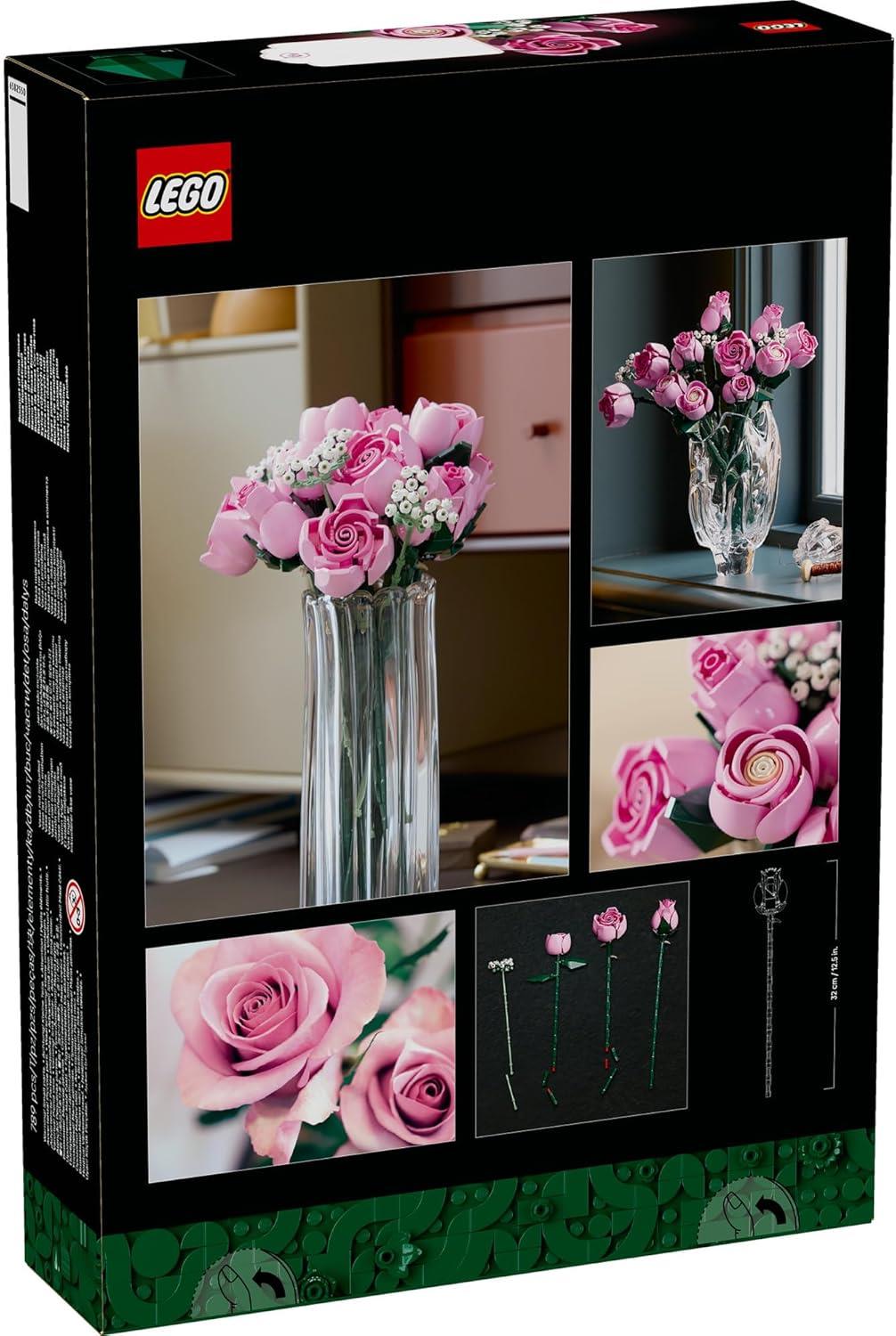 LEGO Botanicals Bouquet of Pink Roses 10374