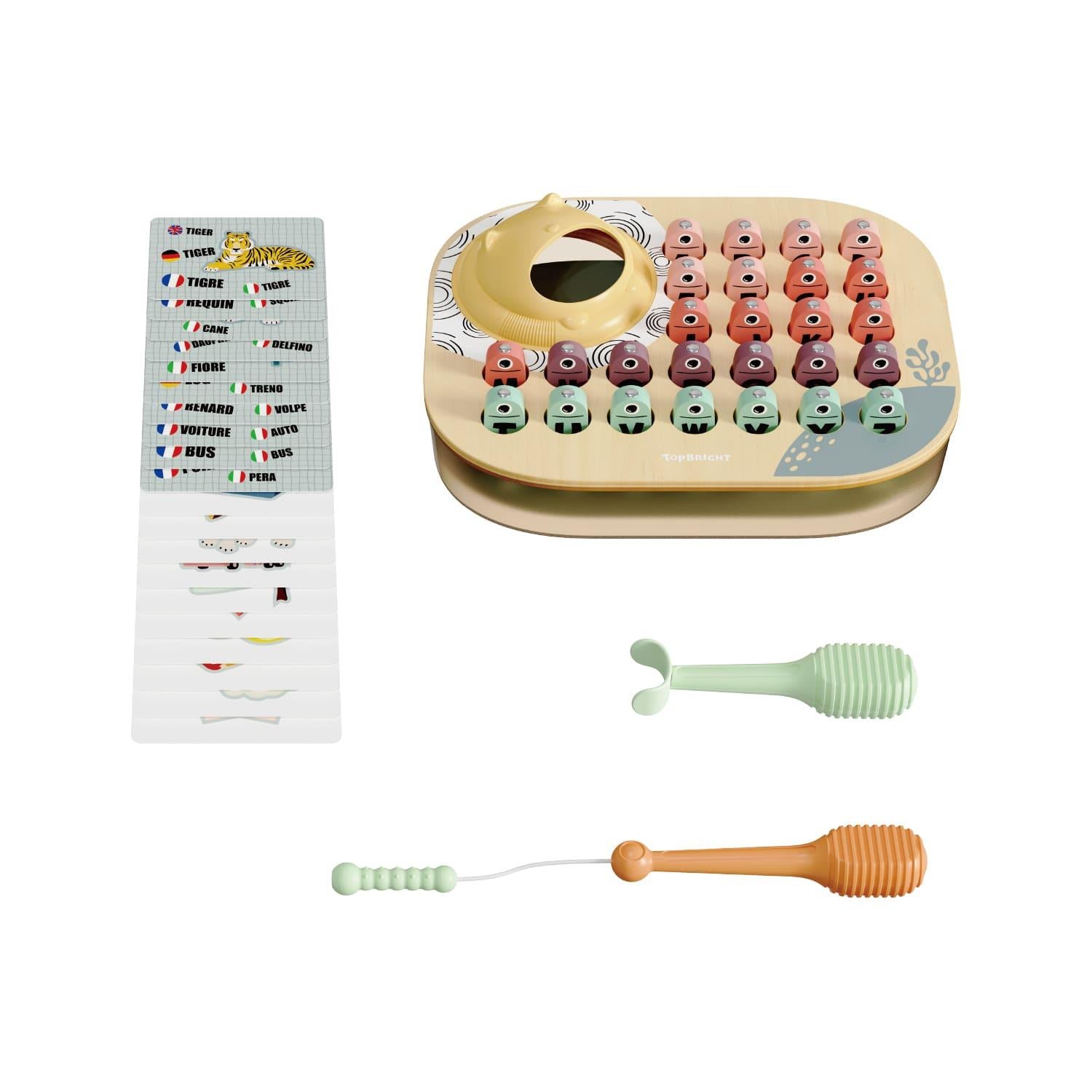 Topbright Wooden Fishing Game ABC