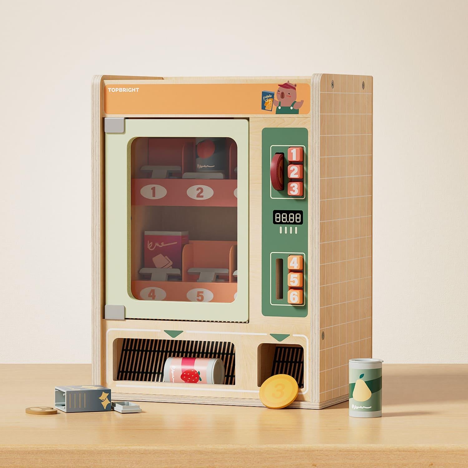 Topbright Wooden Shop & Go Vending Machine