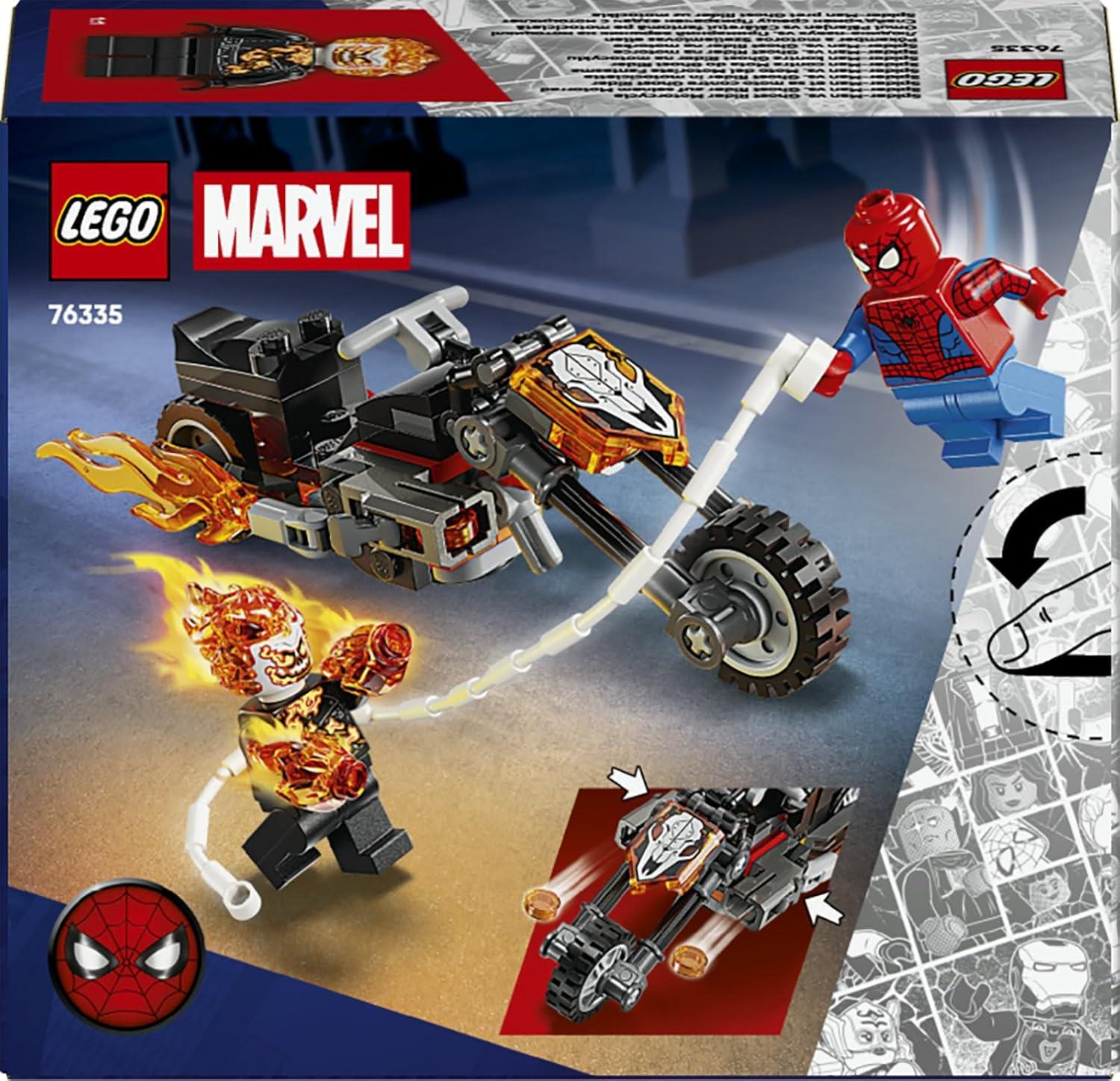 LEGO Spider-Man vs Ghost Rider Motorcycle 76335