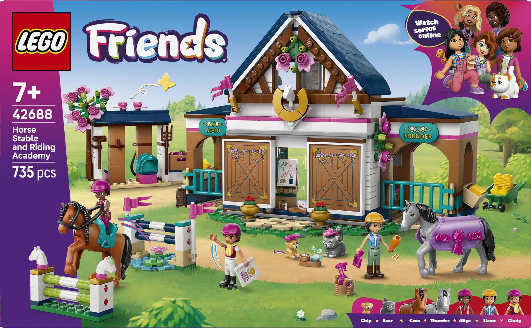 LEGO Friends Horse Stable and Riding Academy 42688