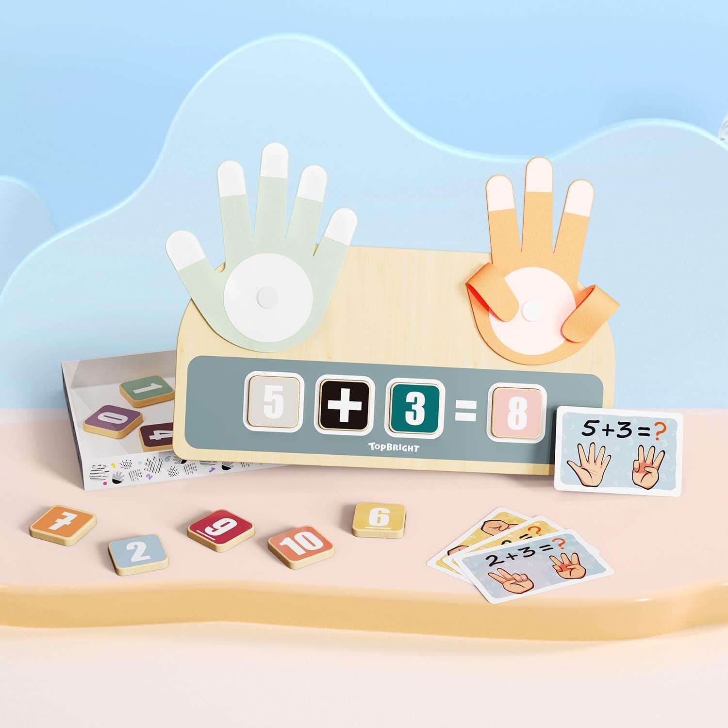 Topbright Wooden Finger Math