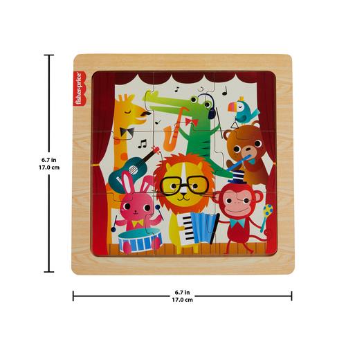 Fisher-Price Wooden Musical Jigsaw Puzzle Assortment