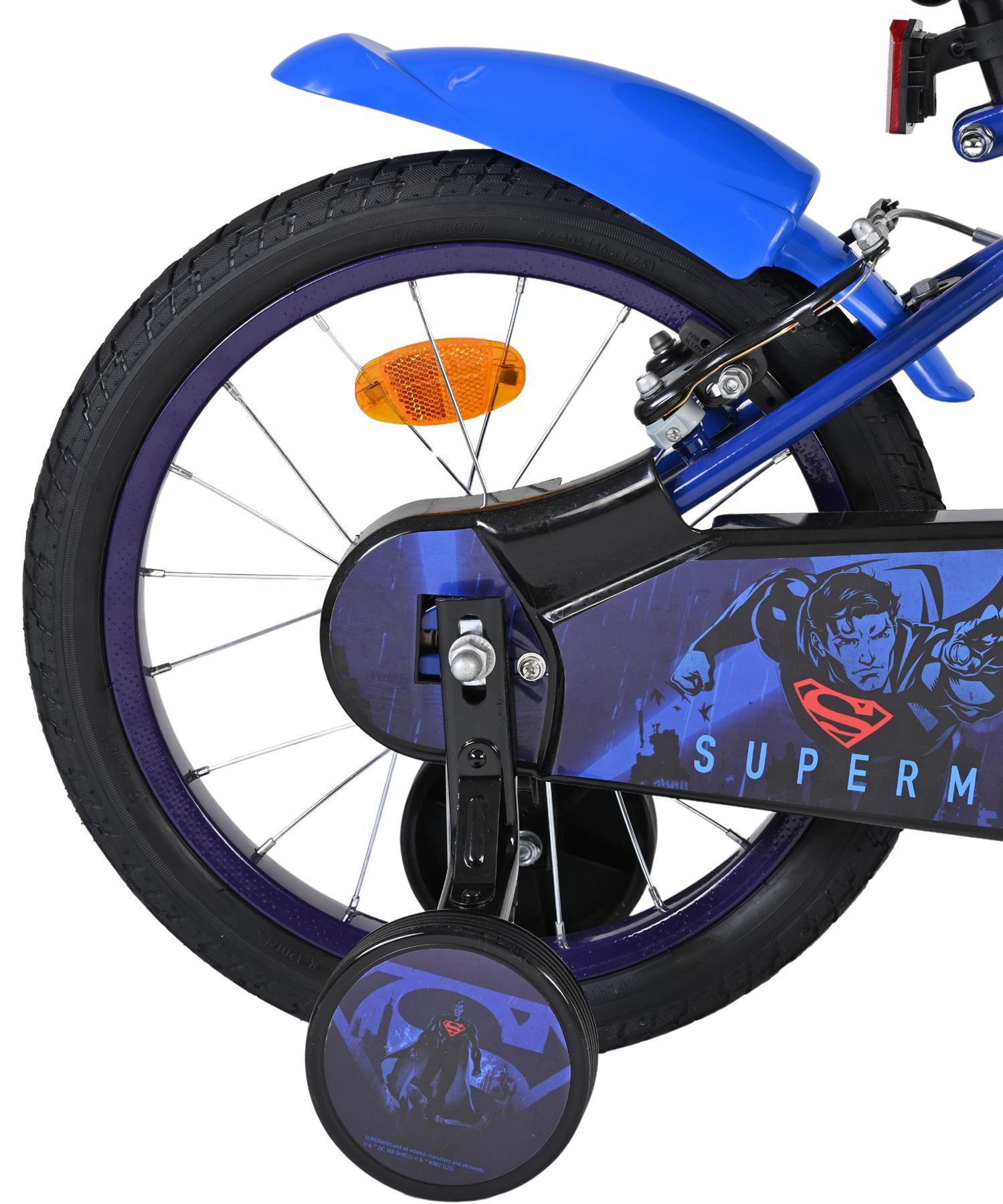 Superman Children's 16 Inch Bike - Blue