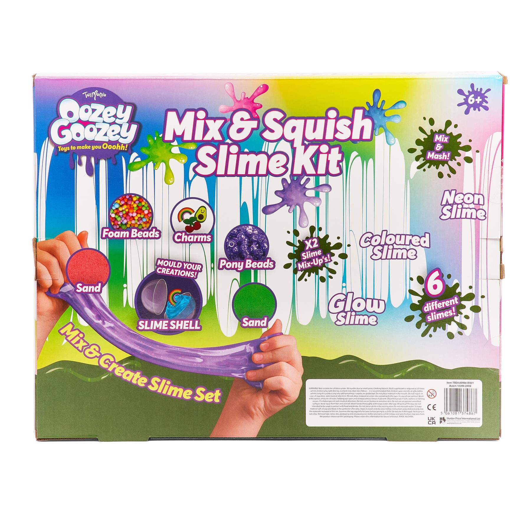 Oozey Goozey 12-piece Mix and Squish Slime Kit