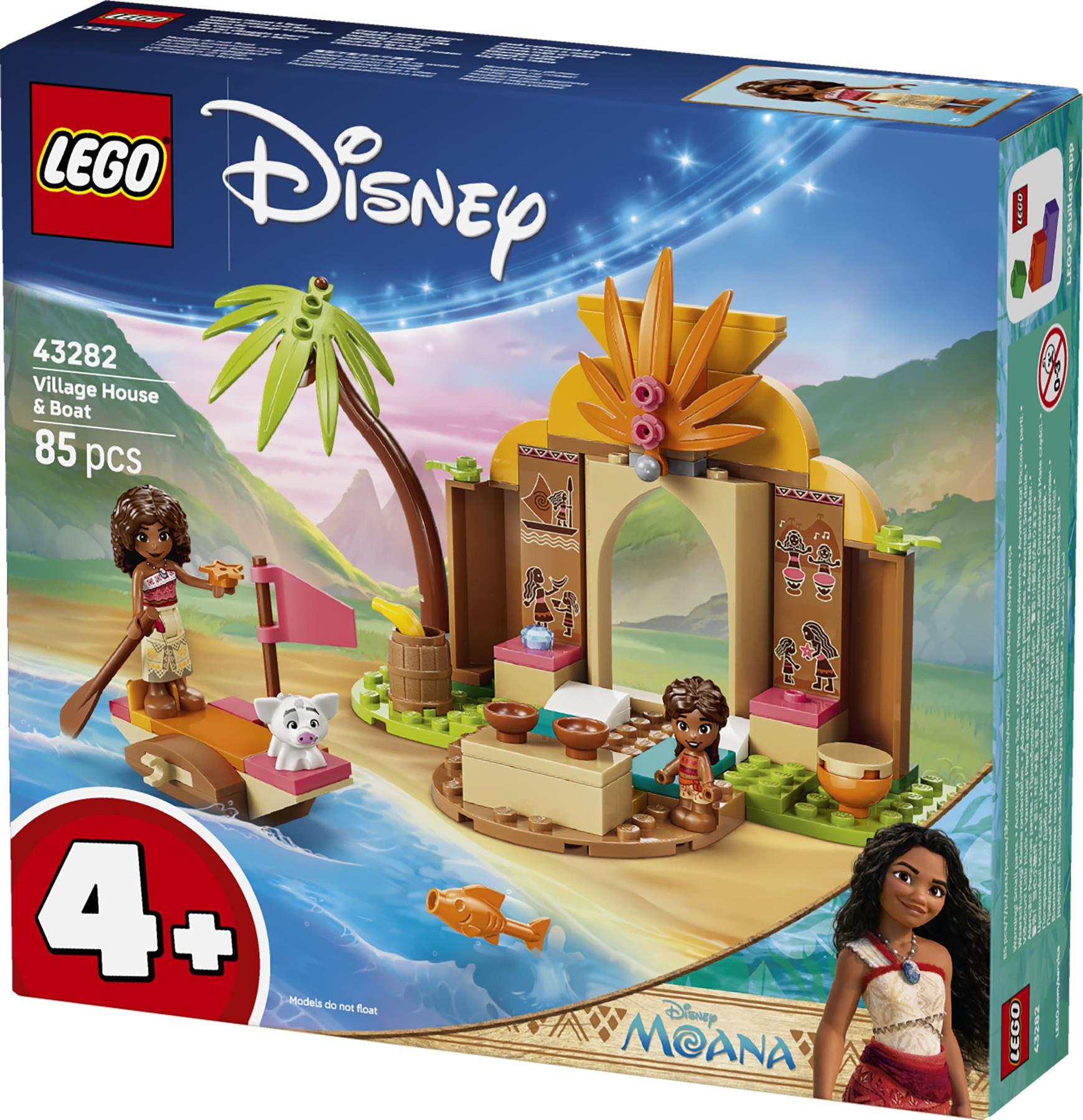 LEGO Disney Moana Village House & Boat 43282