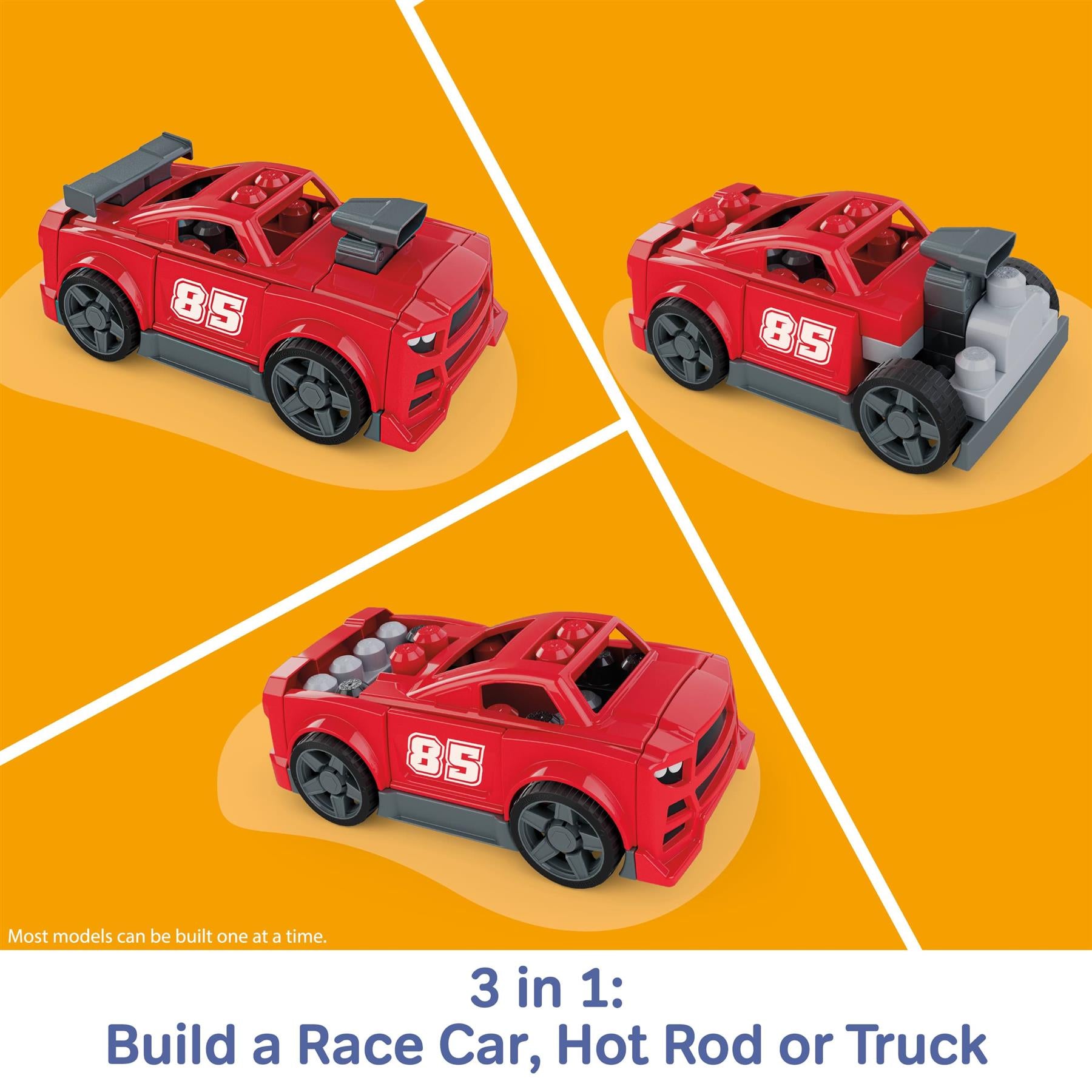 MEGA Bloks Build & Go Race Car Block Toy