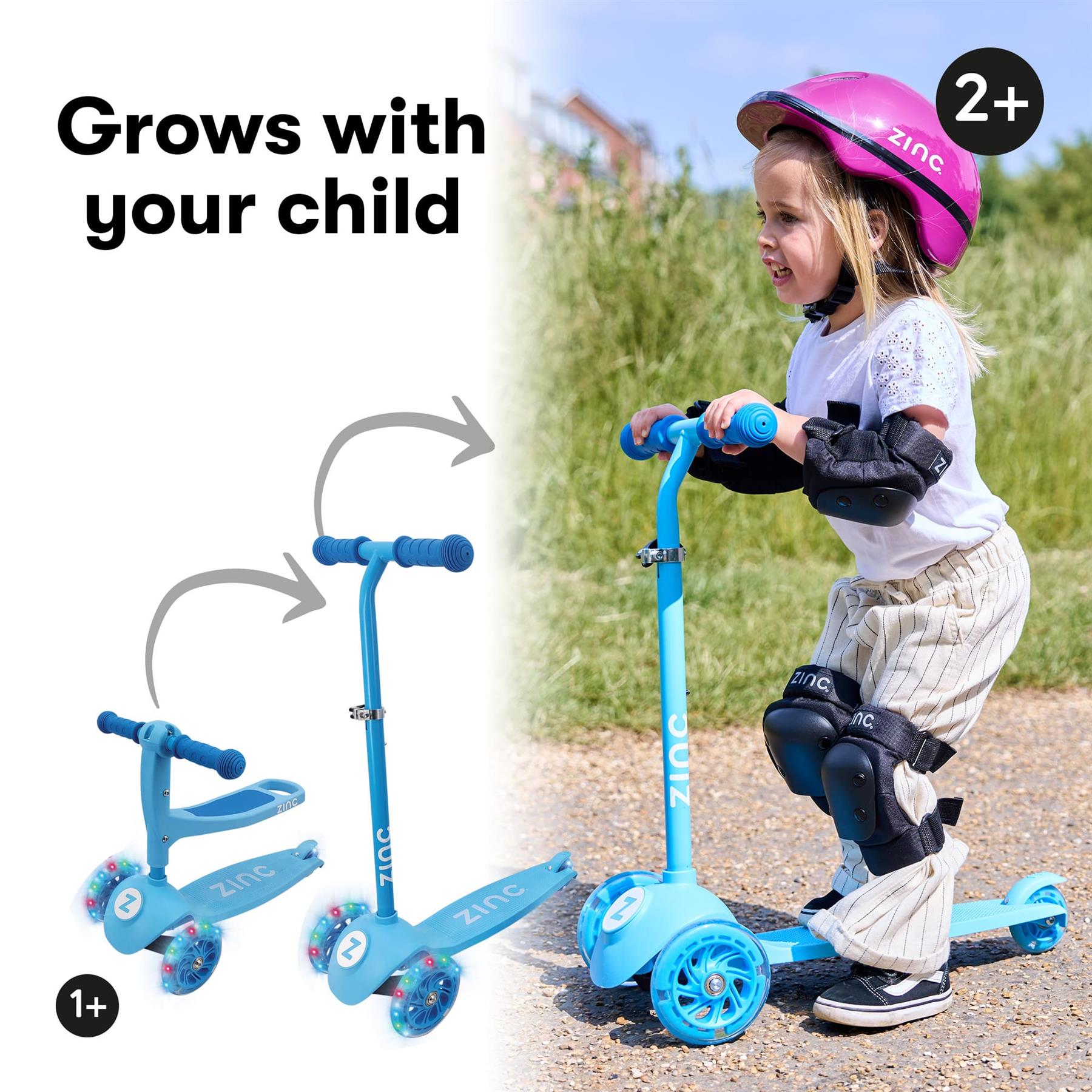 Zinc 3in1 My First Tri Scooter Blue