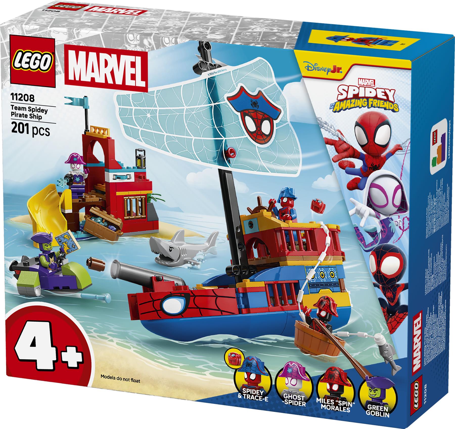 LEGO Marvel Team Spidey Pirate Ship 11208